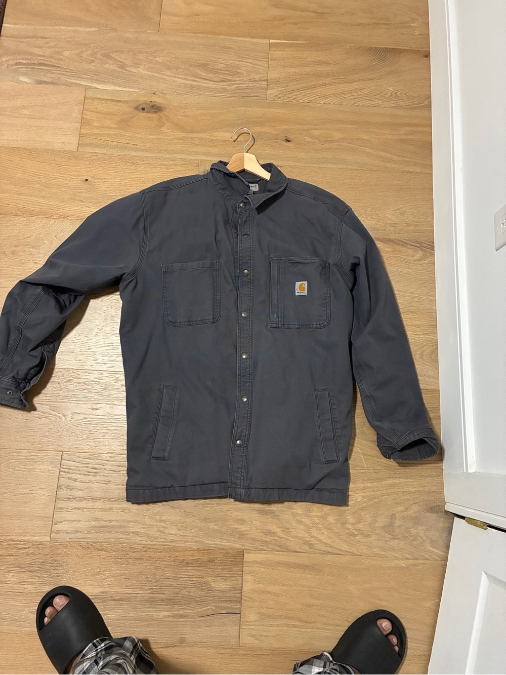 Carhartt Men's Slate Gray Lightweight Work shirt Jacket
